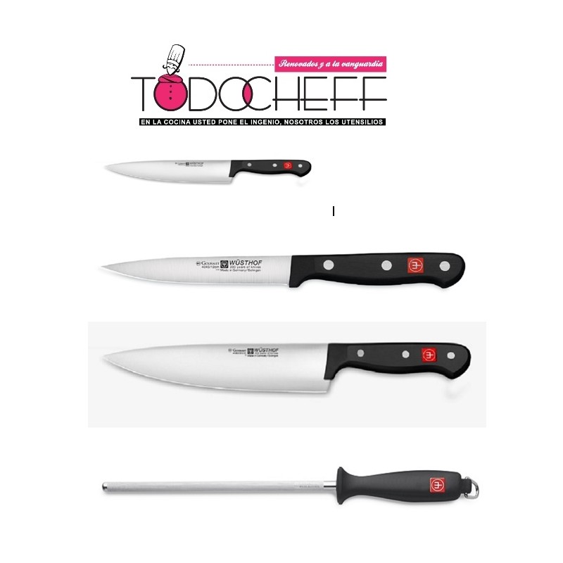 Wüsthof set x 4 cuchillos Gourmet