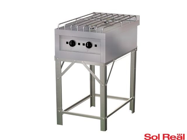 ANAFE 2 HORNALLAS ACERO INOXIDABLE