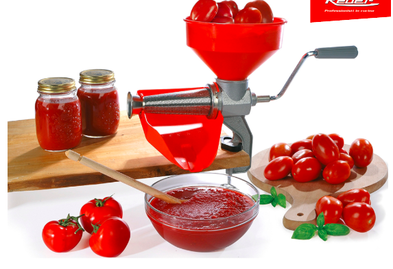 triturador de tomates manual